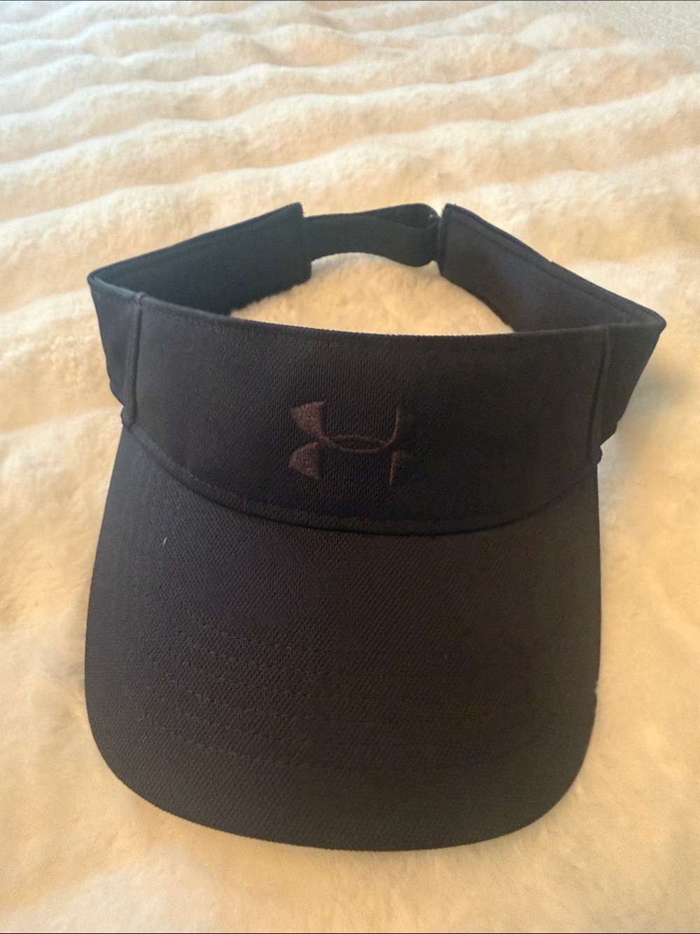 Women’s Under Armour Black Athletic Visor with Embroidered Logo